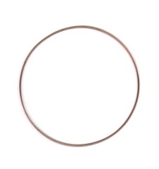 Metal ring ø6,5 cm farve guld